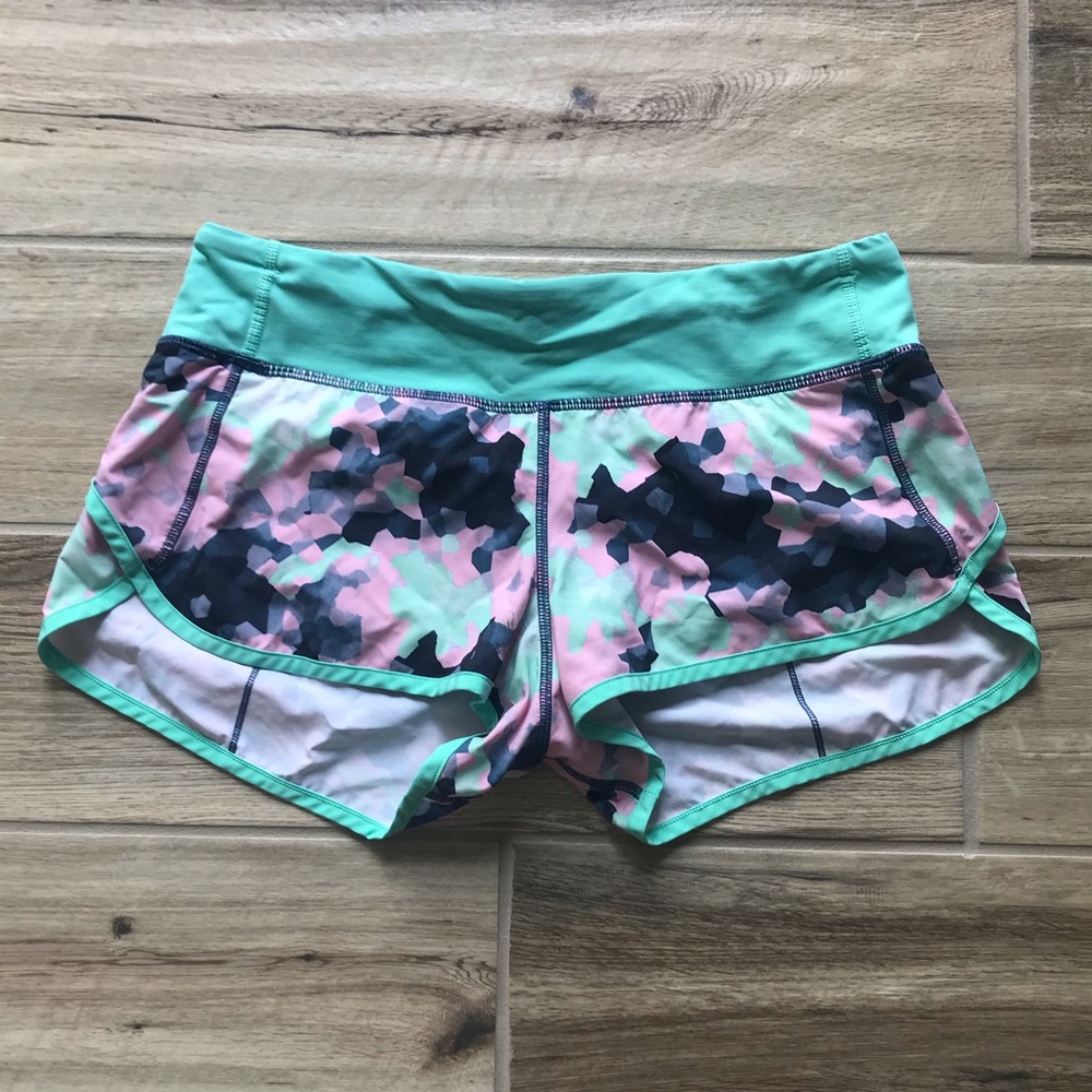Lululemon Speed Shorts - Clouded Dreams Menthol